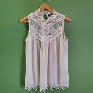 LoveStitch sheer laceTop